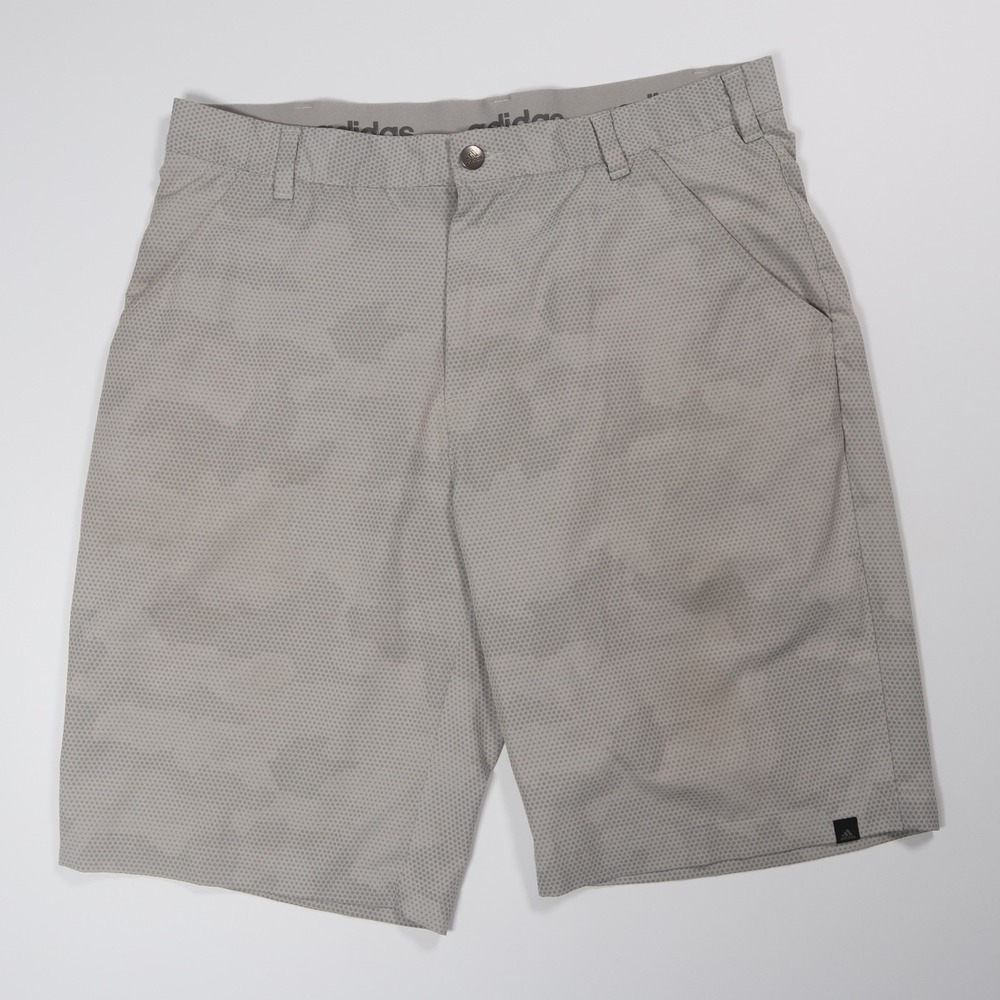 Adidas Golf 365 Shorts Lightweight Performance Athletic Gray Camo Pattern 34